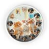 Purrfect Memories Clock Custom Kitten, Collage Wall Clock for Cat Lovers