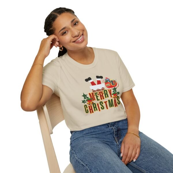 Merry Christmas Santa Boots Sleigh Women's T-Shirt