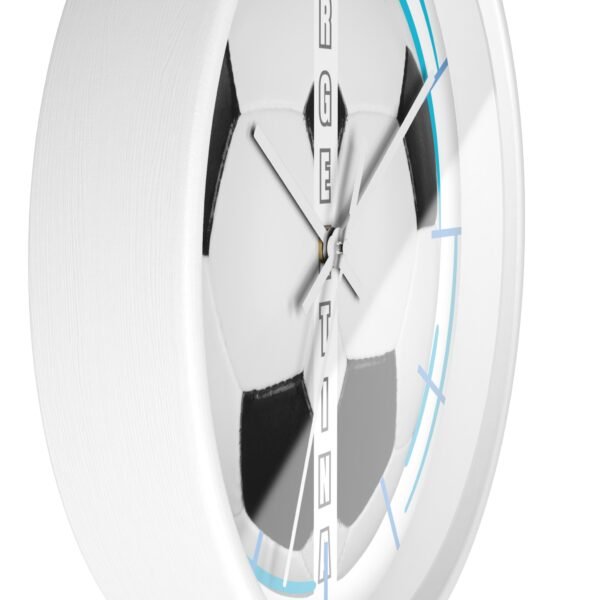 13355029384378503023_2048.jpeg Soccer Wall Clock, Sports Decor, Argentina Fan Gift, Home Office Timepiece, Soccer Decor, Unique Wall Art