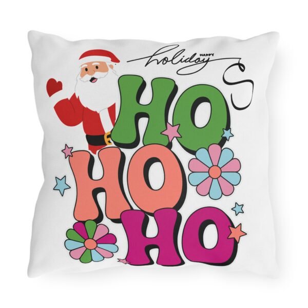 Holiday Outdoor/Indoor Pillow,  Festive Christmas Decor, Double-Sided Print