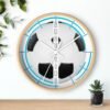 15742350576549633478_2048.jpeg Soccer Wall Clock, Sports Decor, Argentina Fan Gift, Home Office Timepiece, Soccer Decor, Unique Wall Art