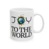 Joy to the World Ceramic Mug, Holiday Glossy Ceramic Mug (11/15oz)