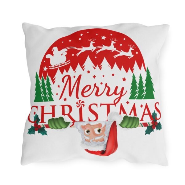 163981089471615428_2048.jpeg Christmas Pillow, Sleigh Rides Santa Claus Flying Reindeer Company, Decorative Throw, With Different Designs On Both Sides!!