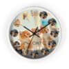 Purrfect Memories Clock Custom Kitten, Collage Wall Clock for Cat Lovers