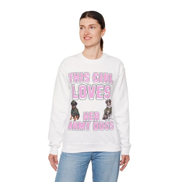 Cozy K9 Handler Crewneck, Military Dog Lover Sweatshirt, Army Dog Apparel, Women’s K9 Sweater, Comfort Fleece, Dog Mom Military Gift