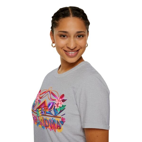 17565716273647956981_2048.jpeg Best Grandma Floral T-Shirt, Sunny Comfort Tee – Soft Cotton Shirt with Positive Message