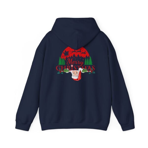 Merry Christmas Unisex Hooded Sweatshirt, Cozy Winter Hoodie, Holiday Gift, Festive Apparel, Comfortable Christmas Wear