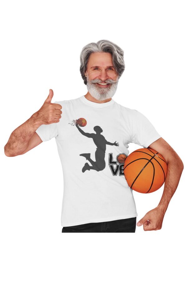 Men's Basketball Love T-Shirt, Sport Graphic T-Shirt, Spirit of the Court The Jersey For Those Who Live The Game