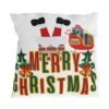 Merry Christmas Outdoor Pillow, Christmas pillow, holiday décor, outdoor cushion, vintage Christmas design