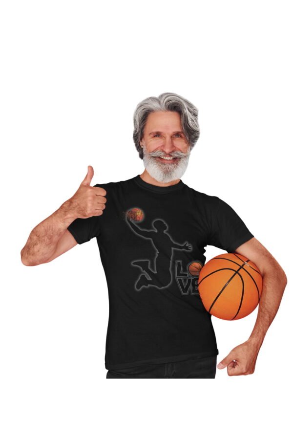 Men's Basketball Love T-Shirt, Sport Graphic T-Shirt, Spirit of the Court The Jersey For Those Who Live The Game