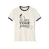 3077735482464429842_2048.jpeg Lightweight Women's Shirt, Wipe Your Paws Retro Ringer Tee, Cozy Style for Pet Lovers