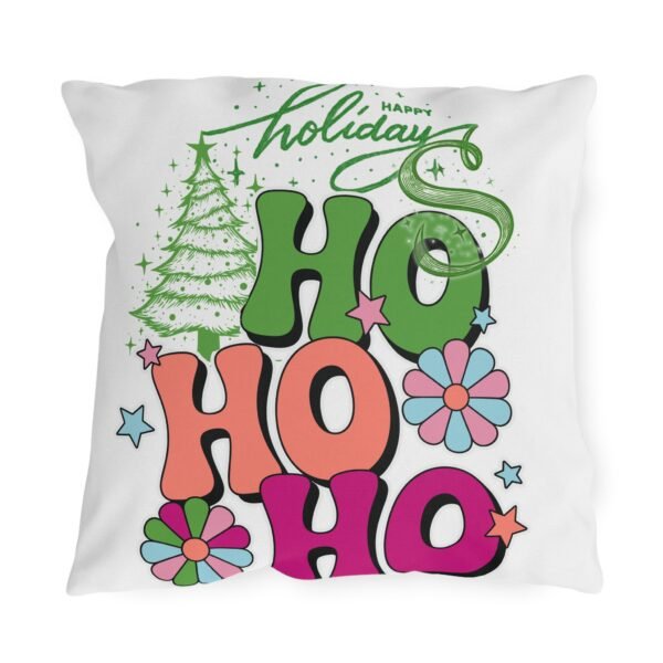 Holiday Outdoor/Indoor Pillow,  Festive Christmas Decor, Double-Sided Print