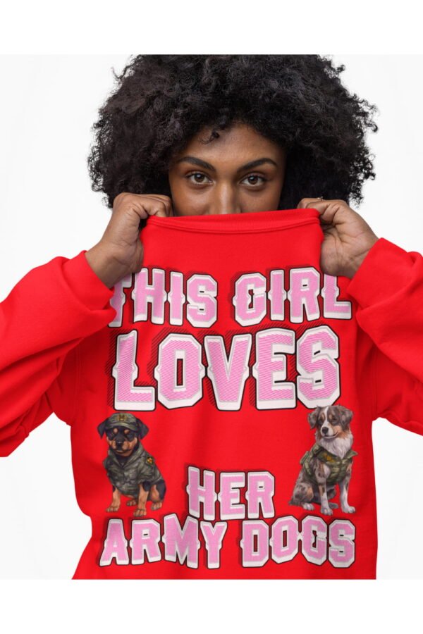 Cozy K9 Handler Crewneck, Military Dog Lover Sweatshirt, Army Dog Apparel, Women’s K9 Sweater, Comfort Fleece, Dog Mom Military Gift