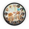 Purrfect Memories Clock Custom Kitten, Collage Wall Clock for Cat Lovers