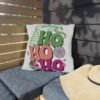 Holiday Outdoor/Indoor Pillow,  Festive Christmas Decor, Double-Sided Print