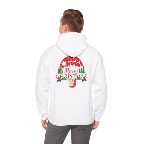 Merry Christmas Unisex Hooded Sweatshirt, Cozy Winter Hoodie, Holiday Gift, Festive Apparel, Comfortable Christmas Wear