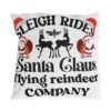 5377060199156118936_2048.jpeg Christmas Pillow, Sleigh Rides Santa Claus Flying Reindeer Company, Decorative Throw, With Different Designs On Both Sides!!
