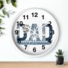 Dad The Man The Myth The Legend Wall Clock, Father's Day Gift, Unique Home Decor, Modern Clock, Dad Gift, Family Wall Art