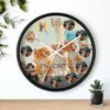 Purrfect Memories Clock Custom Kitten, Collage Wall Clock for Cat Lovers