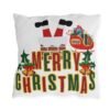 Merry Christmas Outdoor Pillow, Christmas pillow, holiday décor, outdoor cushion, vintage Christmas design