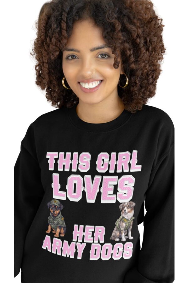Cozy K9 Handler Crewneck, Military Dog Lover Sweatshirt, Army Dog Apparel, Women’s K9 Sweater, Comfort Fleece, Dog Mom Military Gift