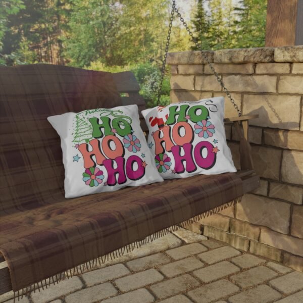 Holiday Outdoor/Indoor Pillow,  Festive Christmas Decor, Double-Sided Print