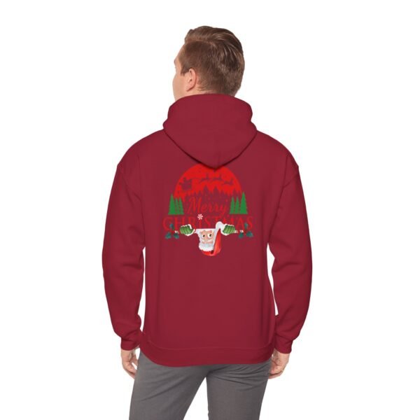 Merry Christmas Unisex Hooded Sweatshirt, Cozy Winter Hoodie, Holiday Gift, Festive Apparel, Comfortable Christmas Wear