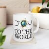 Joy to the World Ceramic Mug, Holiday Glossy Ceramic Mug (11/15oz)
