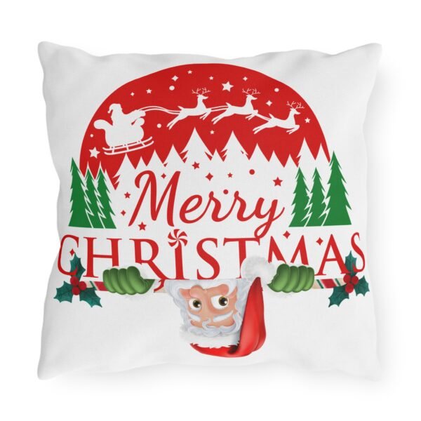9756176262388705833_2048.jpeg Christmas Pillow, Sleigh Rides Santa Claus Flying Reindeer Company, Decorative Throw, With Different Designs On Both Sides!!