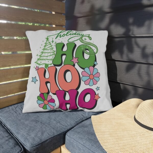 Holiday Outdoor/Indoor Pillow,  Festive Christmas Decor, Double-Sided Print