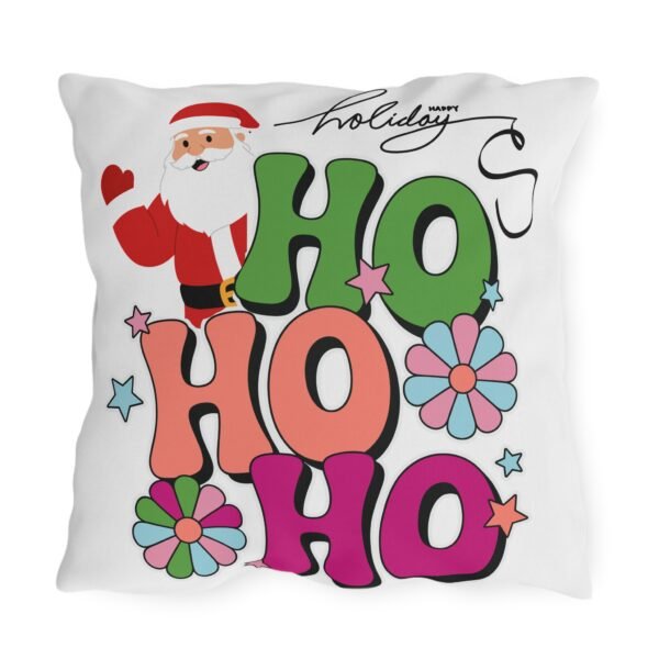 Holiday Outdoor/Indoor Pillow,  Festive Christmas Decor, Double-Sided Print