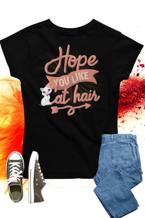 Favorite Cat-Hair Factory Tee 😺✨, Cute Cat Lover Women's Tee