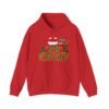 Cozy Christmas Hoodie with 3D Embroidery Effect, Warmth, Comfort, and Holiday Cheer in Every Stitch