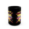 2026 Retro Neon Space Coffee Mug, Colombia Black Ceramic 15oz