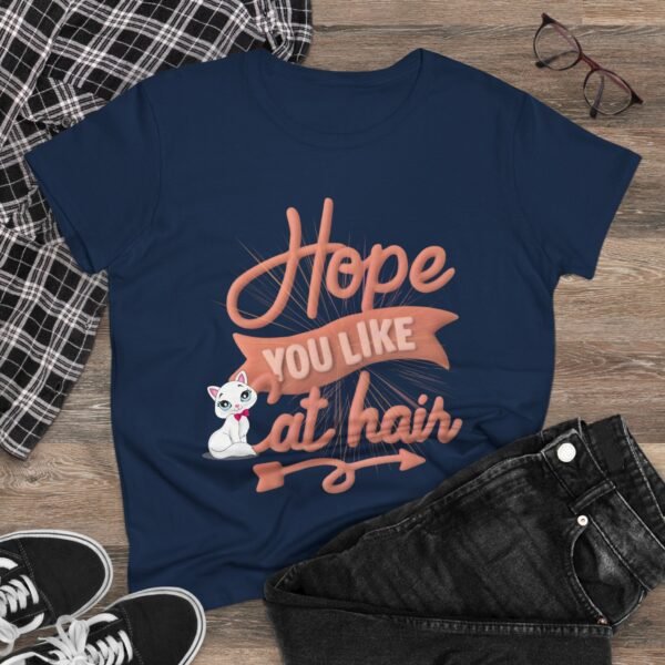 Favorite Cat-Hair Factory Tee 😺✨, Cute Cat Lover Women's Tee