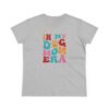 In My Dog Mom Era T-Shirt , Women's Dog Mom Tee, Colorful Retro Paw Design, Thread Effect Design
