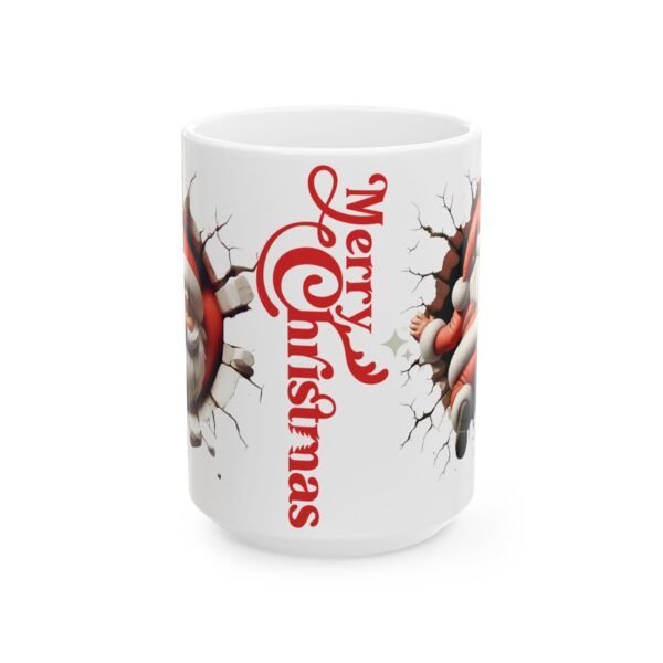 11530192436021347461_2048.jpeg Merry Christmas Santa Ceramic Mug, Festive Holiday Coffee Cup (15oz)