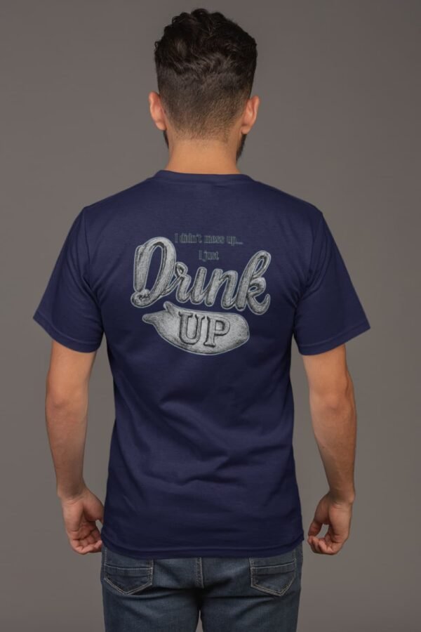 Men’s T-Shirt ,Perfect Funny Tee for Your Favorite Drinking Buddy (Medium Back Design) Men's T-Shirt ,Perfect Funny Tee for Your Favorite Drinking Buddy (Medium Back Design)