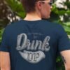 Men’s T-Shirt ,Perfect Funny Tee for Your Favorite Drinking Buddy (Medium Back Design) Men's T-Shirt ,Perfect Funny Tee for Your Favorite Drinking Buddy (Medium Back Design)
