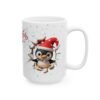 13049407953801333543_2048.jpeg Merry Christmas Reindeer Ceramic Mug, Holiday Coffee Cup ( 15oz)