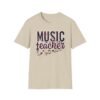 Unisex Music Teacher T-Shirt, Cute Musical Notes Design, Perfect Gift for Band And Choir Teachers
