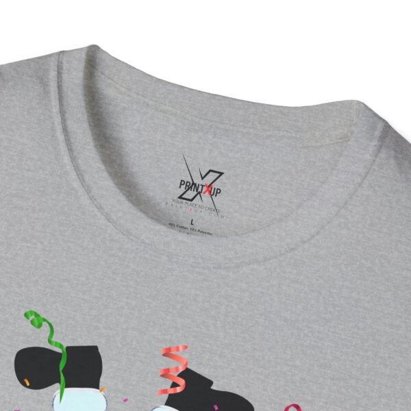 Merry Christmas T-Shirt Big Design,  Festive Santa Sleigh Holiday Tee