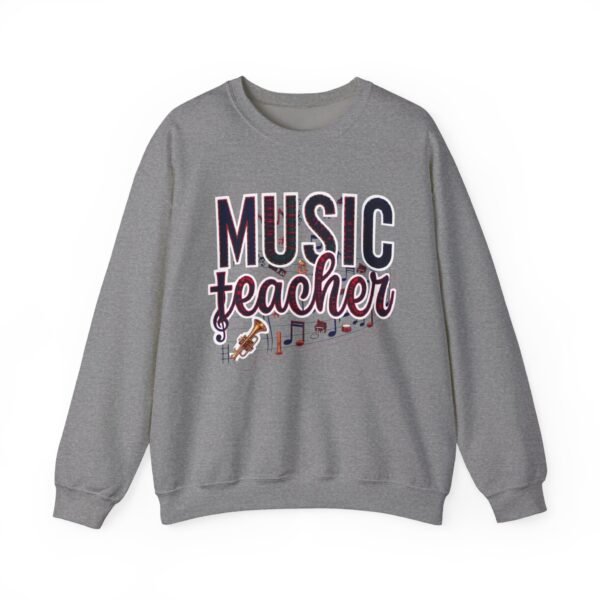 14613958696361380333_2048.jpeg Music Teacher Sweatshirt, Cozy Unisex Crewneck with Elegant Musical Design, Comfortable, Warm & Meaningful Gift for Educators