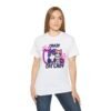 Crazy Cat Lady T-Shirt,  Cute Colorful Kitten Graphic Tee for Cat Lovers, 3D Embroidery Effect