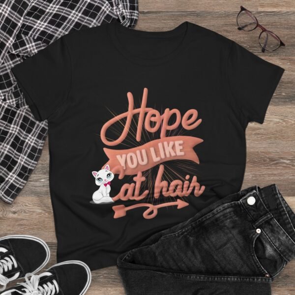Favorite Cat-Hair Factory Tee 😺✨, Cute Cat Lover Women's Tee