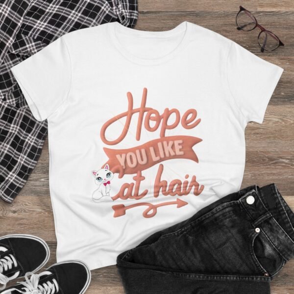 Favorite Cat-Hair Factory Tee 😺✨, Cute Cat Lover Women's Tee