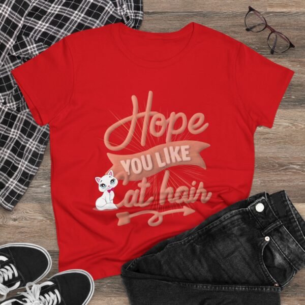 Favorite Cat-Hair Factory Tee 😺✨, Cute Cat Lover Women's Tee