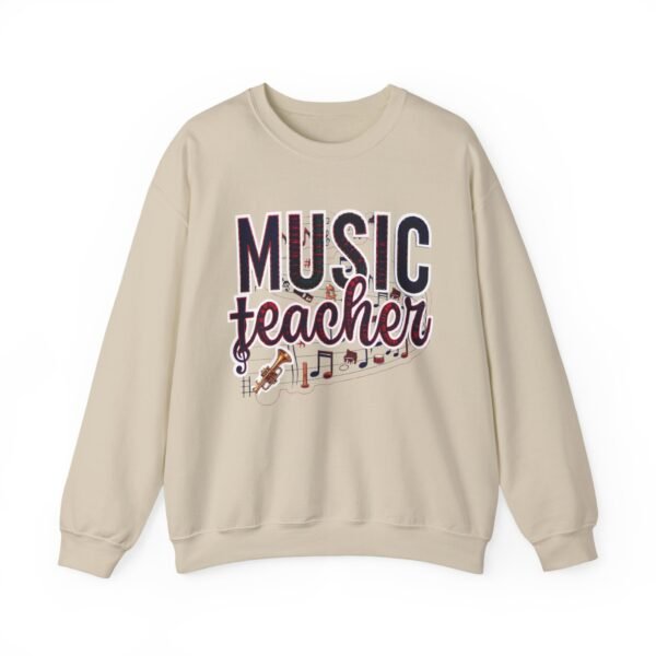 1750501345491725202_2048.jpeg Music Teacher Sweatshirt, Cozy Unisex Crewneck with Elegant Musical Design, Comfortable, Warm & Meaningful Gift for Educators