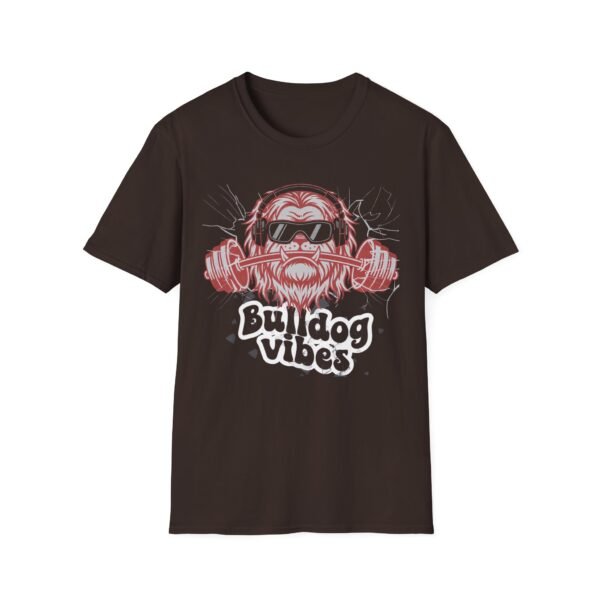 Men's Bulldog Vibes Graphic T-Shirt, Summer Tee