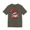 18333500852743275938_2048.jpeg Holidays Vibes Tee, Cool Santa Graphic Christmas T-Shirt, Embroidery Effect Design
